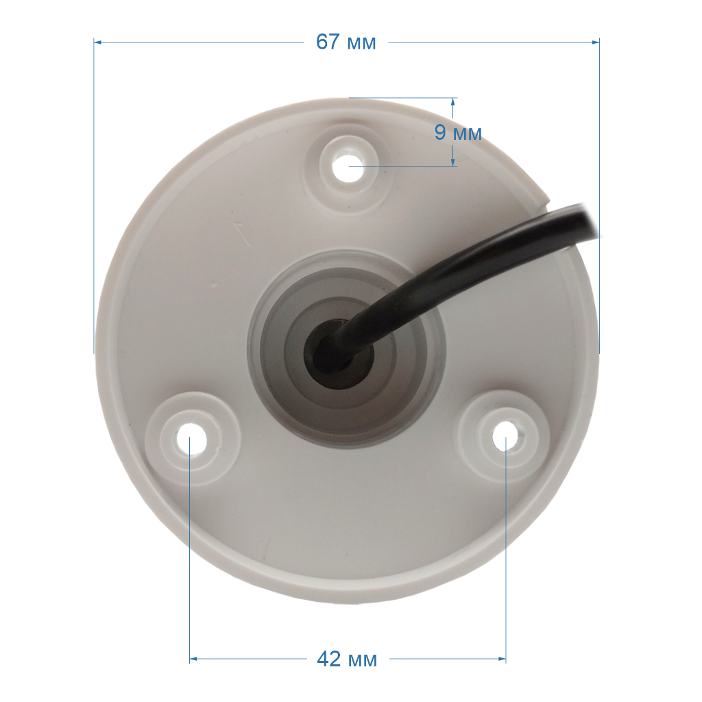 ВИДЕОКАМЕРА ST-2205 (ВЕРСИЯ 2) 2,8mm (Гор.106°/Верт.85°/Диаг.136°)